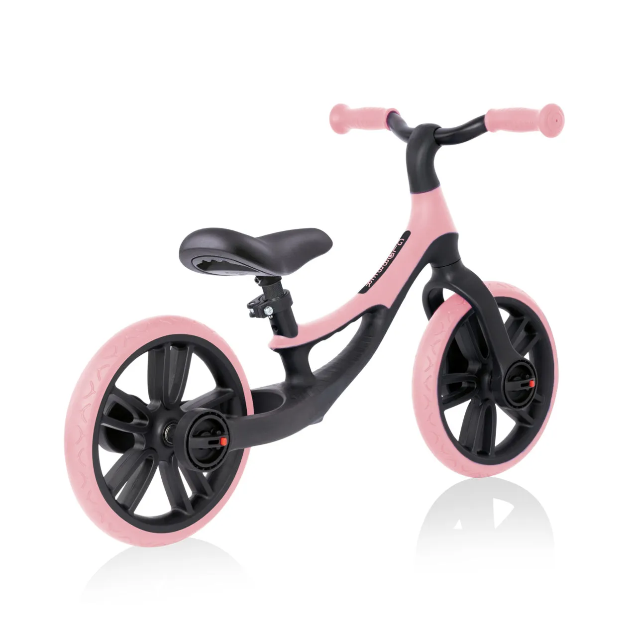 Globber Go Bike Elite Duo Balance Bike - Pastel Pink (2 - 5Y)