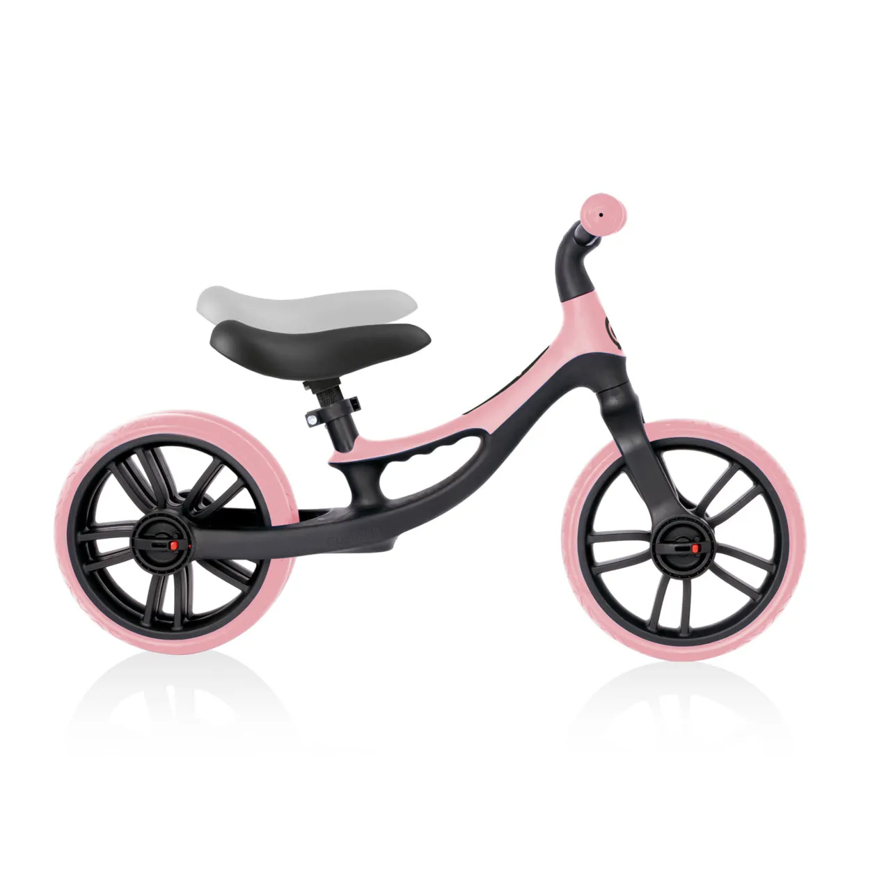 Globber Go Bike Elite Duo Balance Bike - Pastel Pink (2 - 5Y)