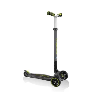 Globber Master Prime Foldable Scooter - Black / Lime Green (4 - 14Y)