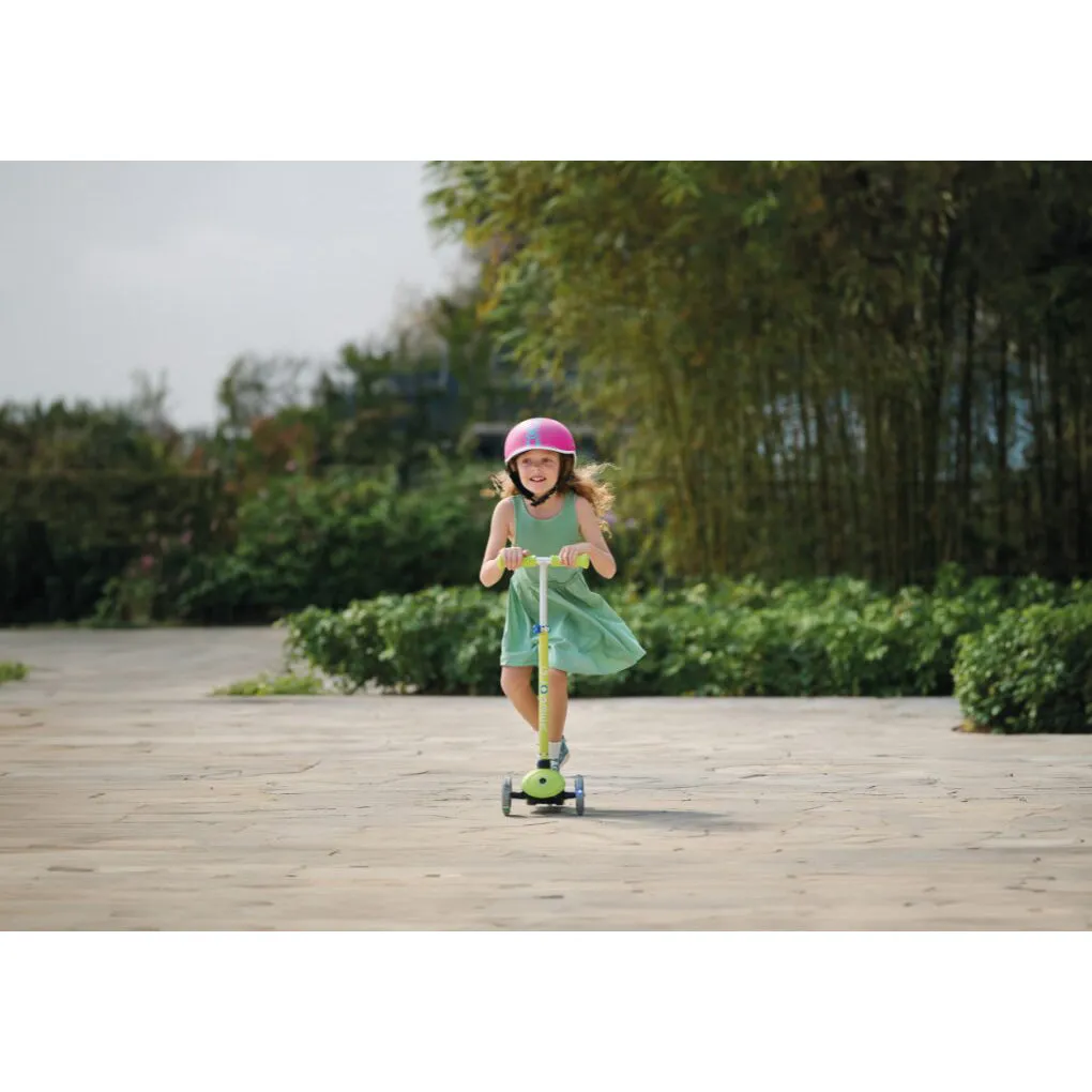 Globber Primo Lights V2 Scooter - Dark Mint / Mint (3 - 7Y )