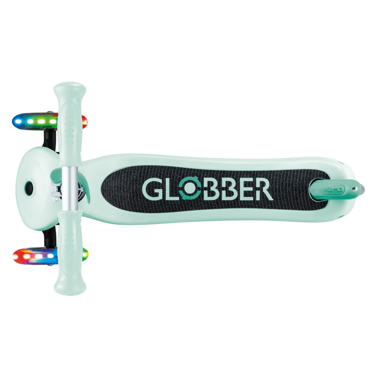 Globber Primo Lights V2 Scooter - Dark Mint / Mint (3 - 7Y )
