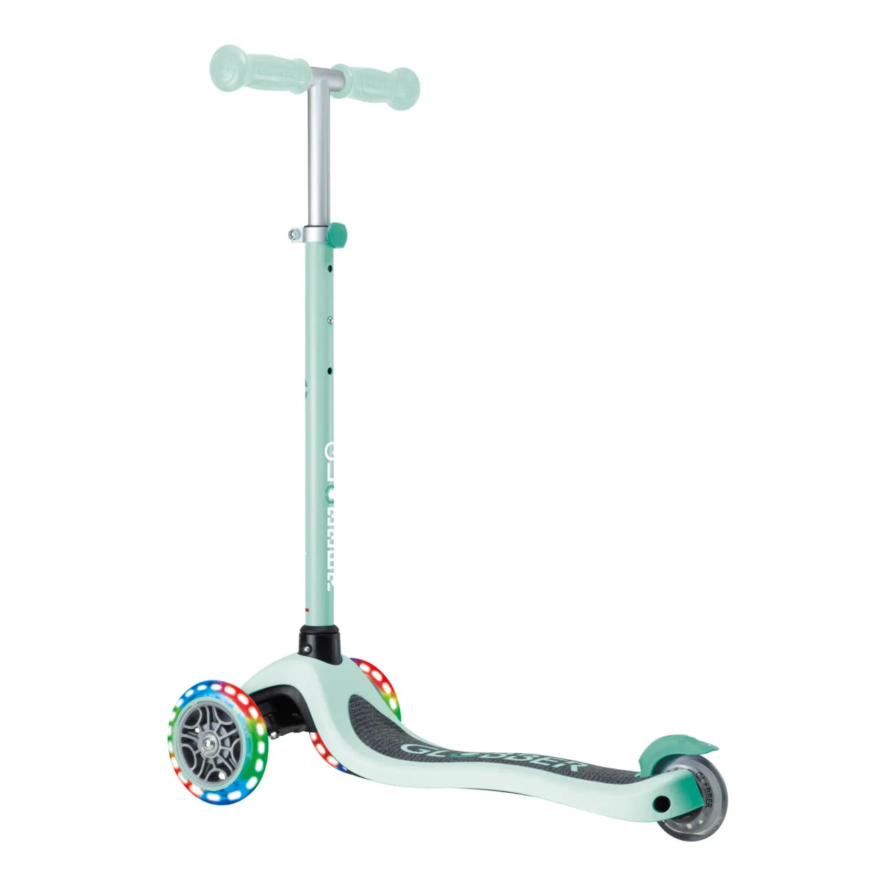 Globber Primo Lights V2 Scooter - Dark Mint / Mint (3 - 7Y )