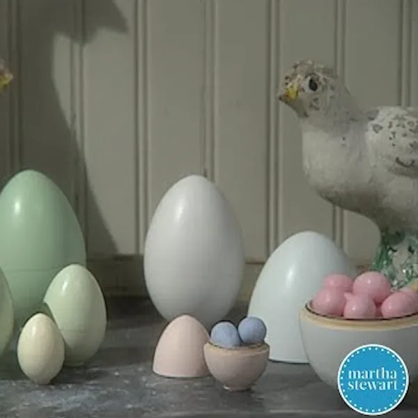 Golden Cockerel | Wooden Nesting Eggs 5 Pieces