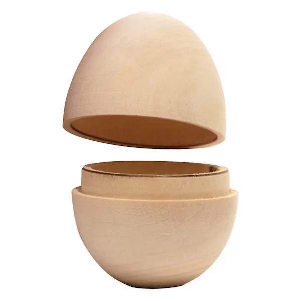 Golden Cockerel | Wooden Nesting Eggs 5 Pieces