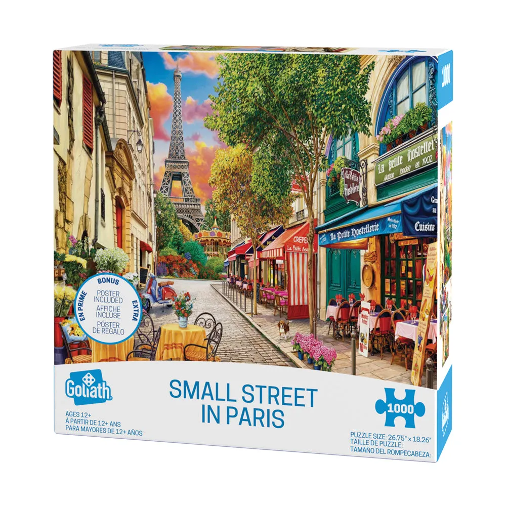 Goliath Small Street in Paris Jigsaw Puzzle - 1000 pc
