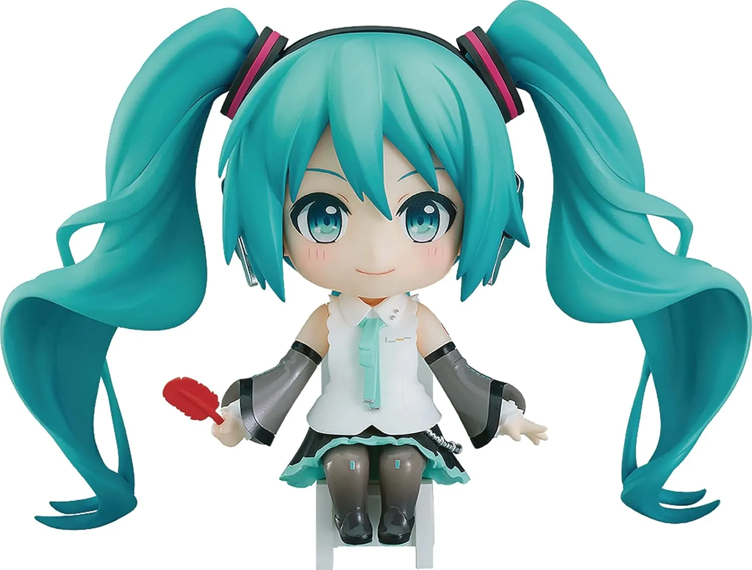 Good Smile Company - Piapro Hatsune Miku NT Akai Hane Nendoroid Swacchao Action Figure - 9cm Collectible for Ages 15 