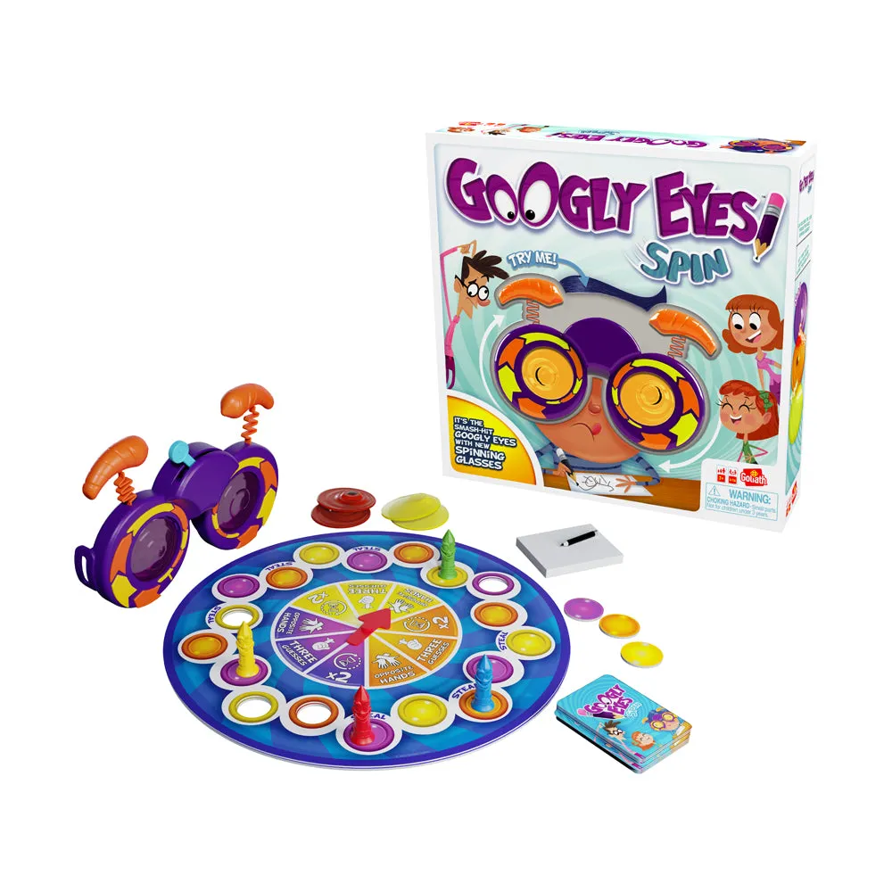 Googly Eyes Spin Family Drawing Game by Goliath