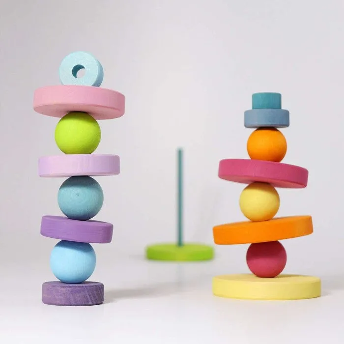 Grimm's | Conical Stacking Tower | Large Pastel