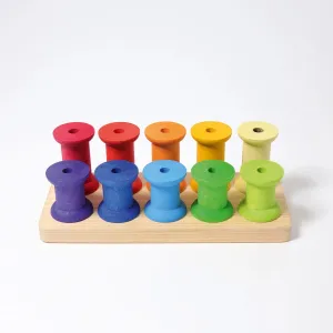 Grimm's | Large Bobbins Stacking Game