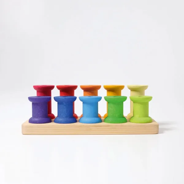 Grimm's | Large Bobbins Stacking Game