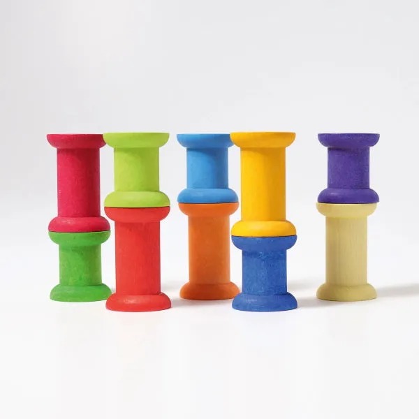 Grimm's | Large Bobbins Stacking Game