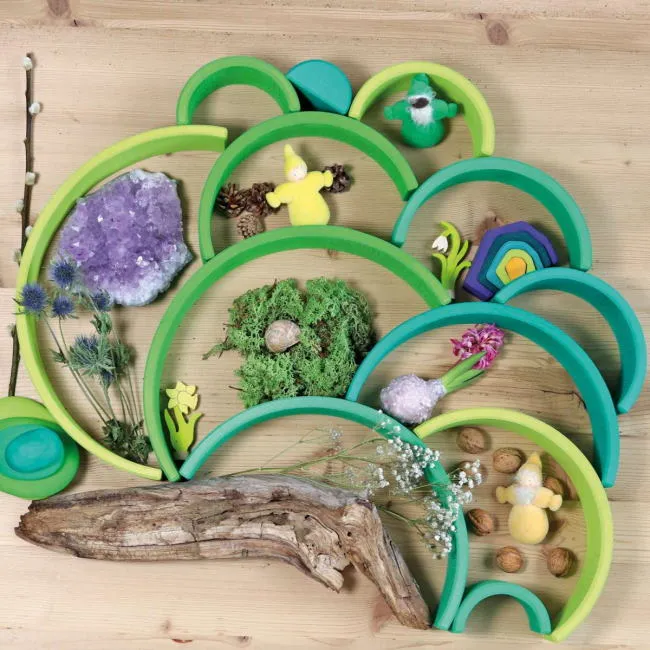 Grimm's | Large Rainbow Meadow Green