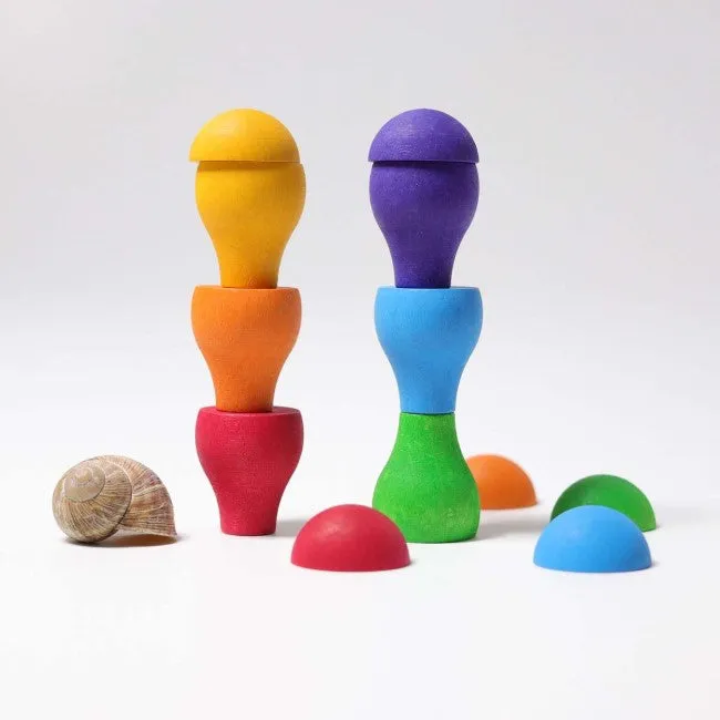 Grimm's | Rainbow Sorting Mushrooms