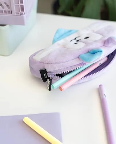 Grupo Erik BT21 Mang Plush Pencil Case (Official Merchandise)