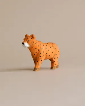 Hand Carved Wooden Cheetah Odin Parker