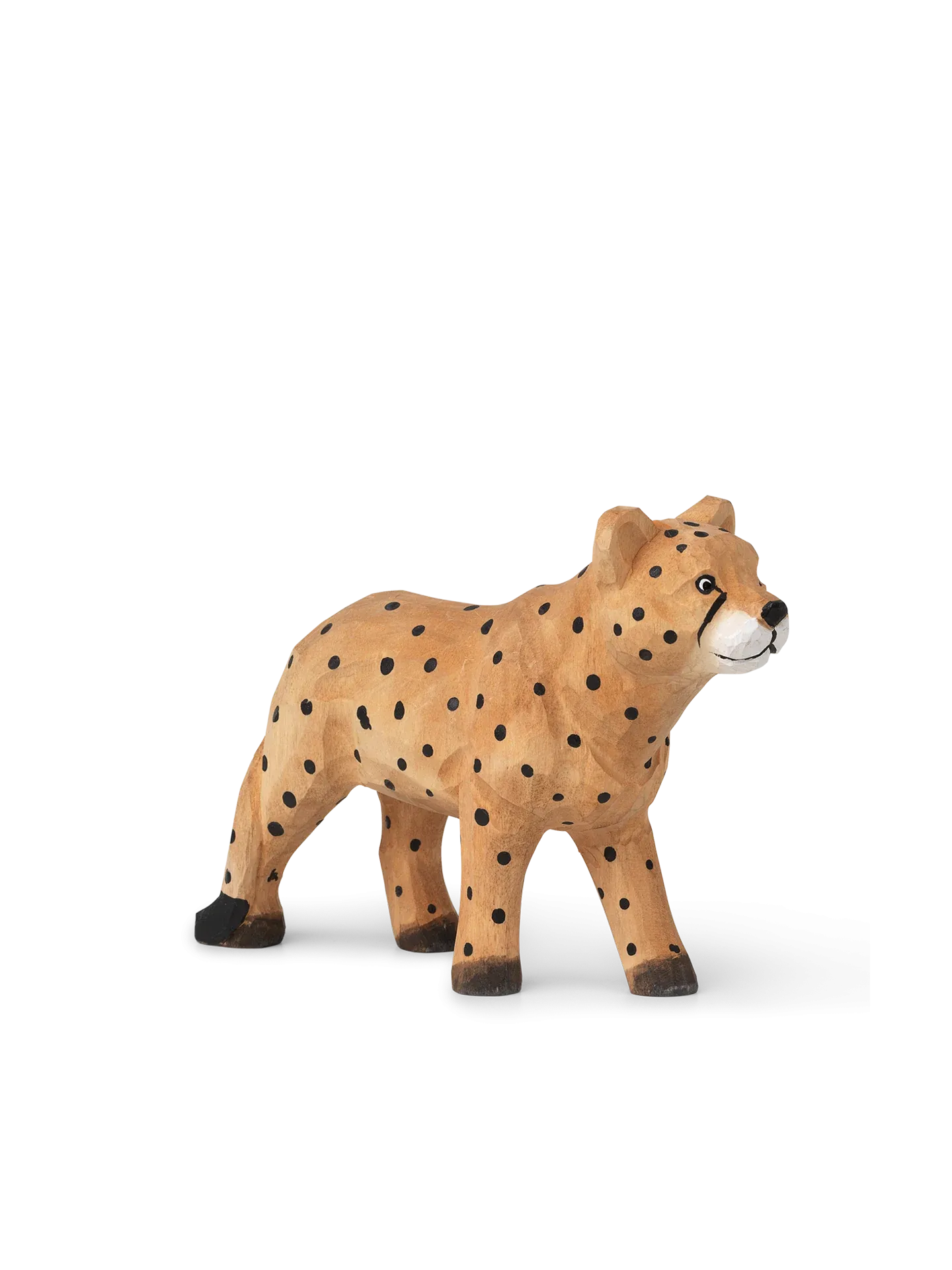 Hand Carved Wooden Cheetah Odin Parker