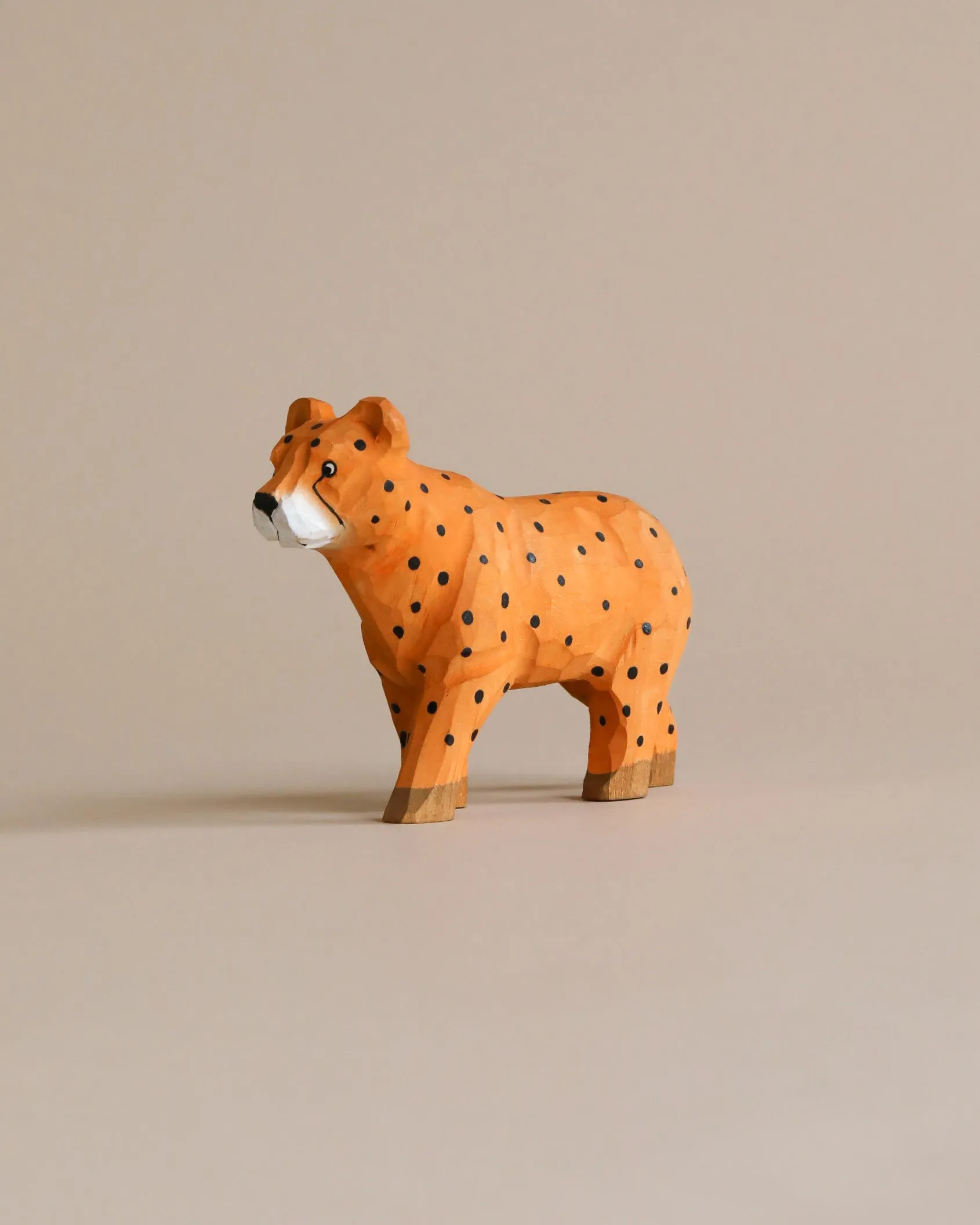Hand Carved Wooden Cheetah Odin Parker