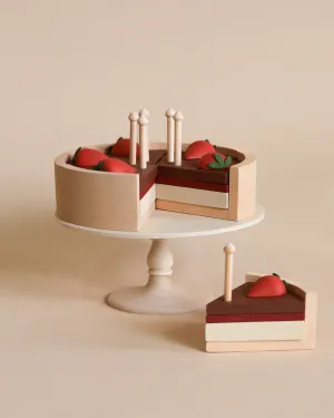 Handmade Chocolate Layer Cake On A Stand Odin Parker