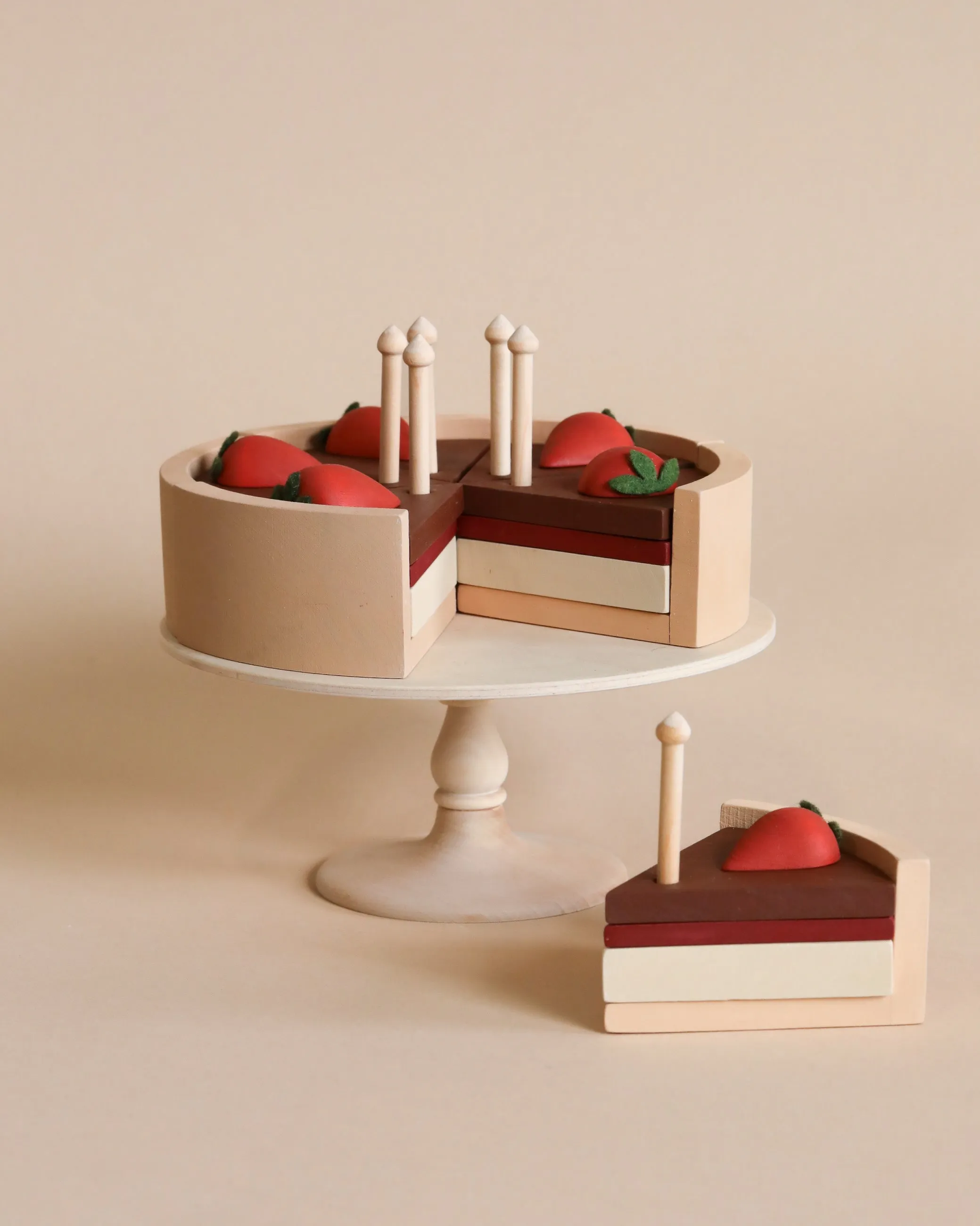Handmade Chocolate Layer Cake On A Stand Odin Parker