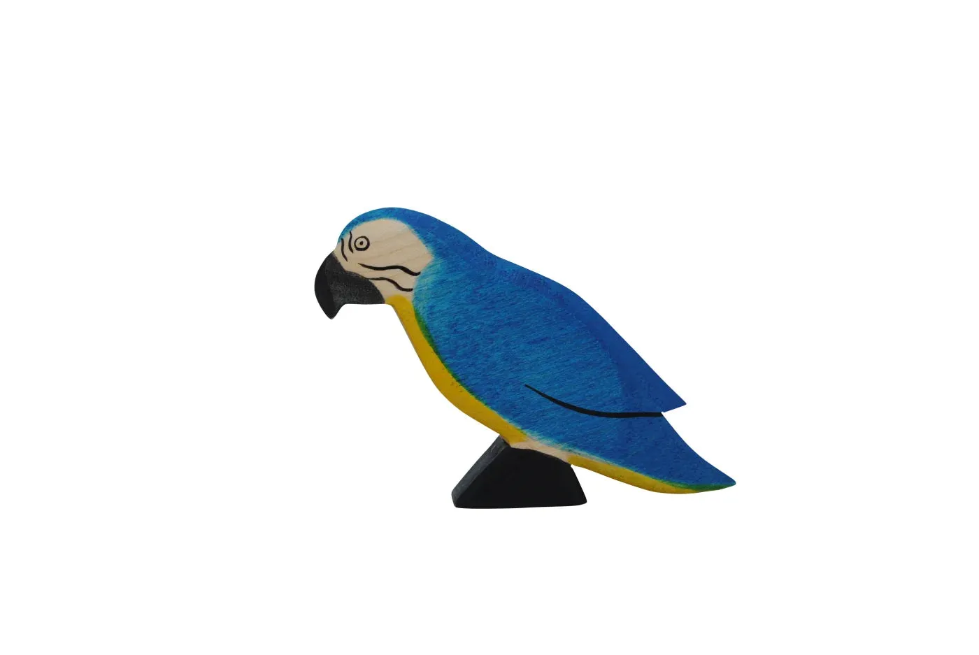 Handmade Holzwald Blue Parrot Odin Parker