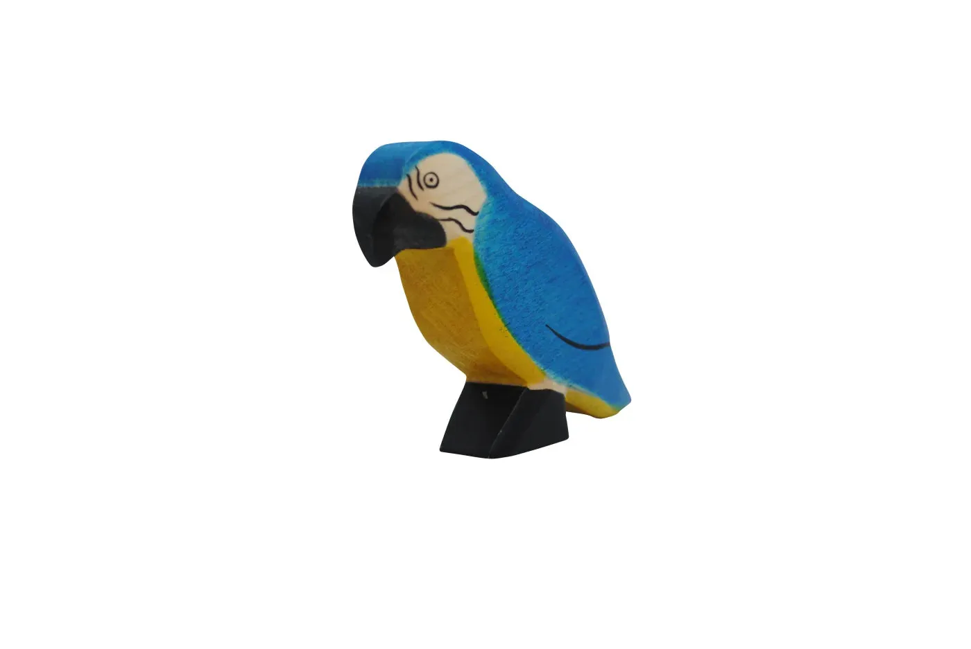 Handmade Holzwald Blue Parrot Odin Parker