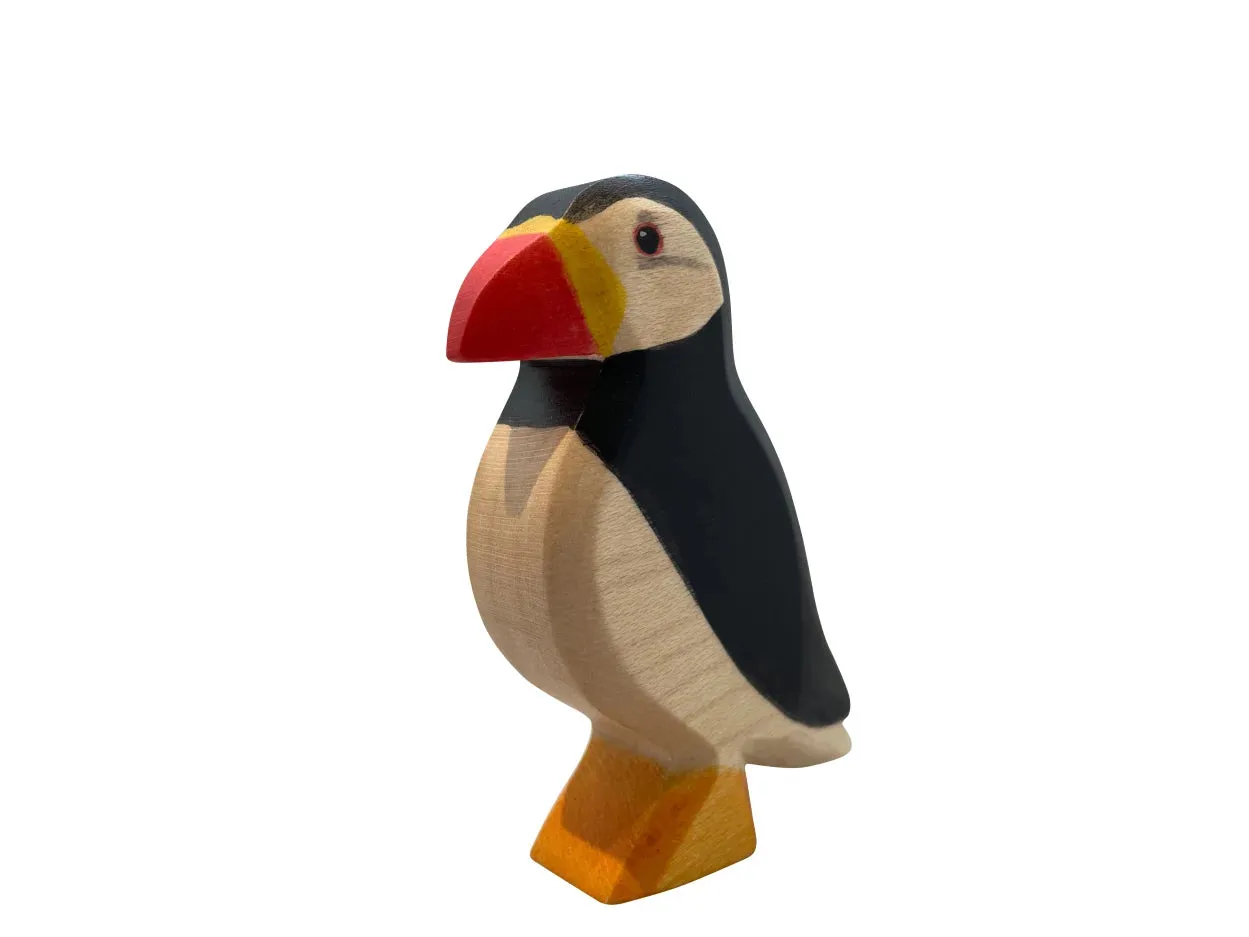 Handmade Holzwald Puffin Bird Odin Parker