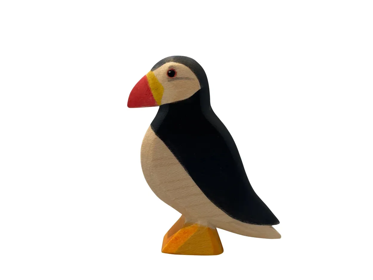 Handmade Holzwald Puffin Bird Odin Parker