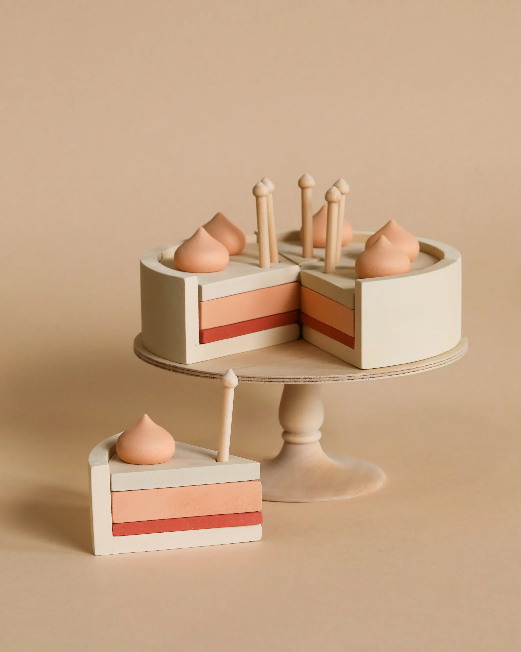 Handmade Strawberry Layer Cake On A Stand Odin Parker