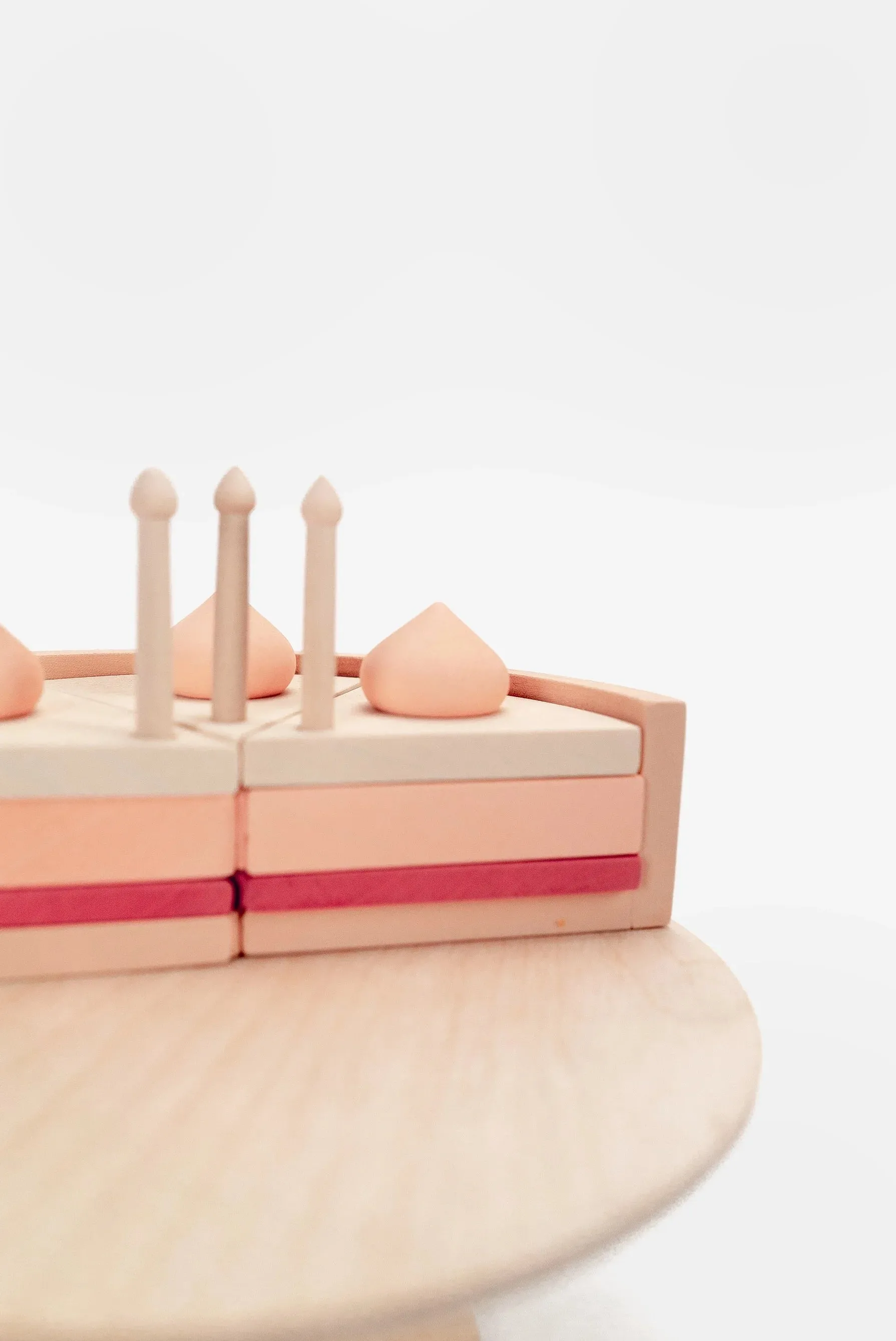 Handmade Strawberry Layer Cake On A Stand Odin Parker