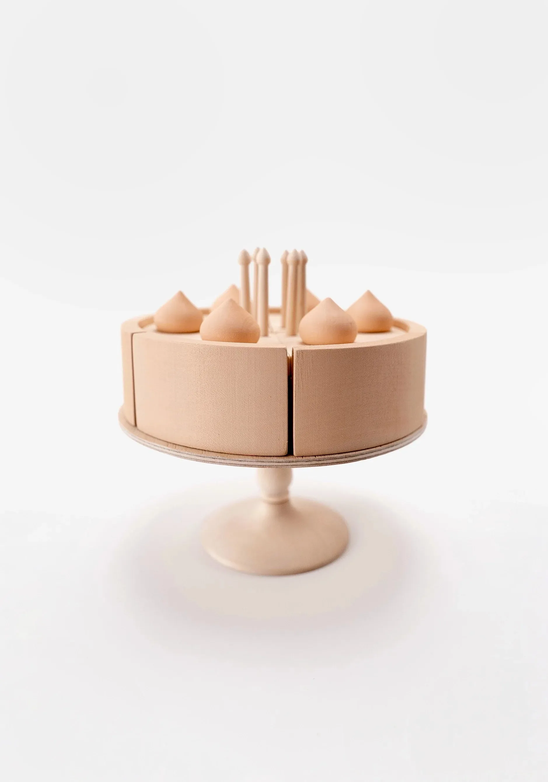Handmade Strawberry Layer Cake On A Stand Odin Parker