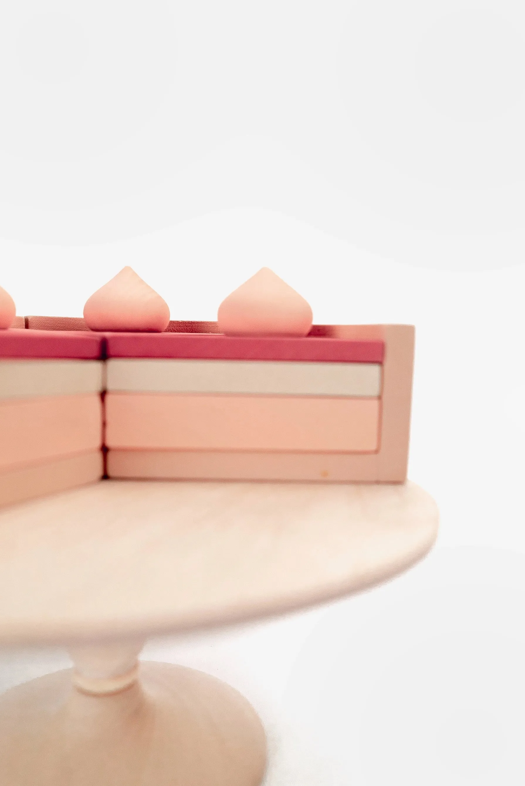 Handmade Strawberry Layer Cake On A Stand Odin Parker