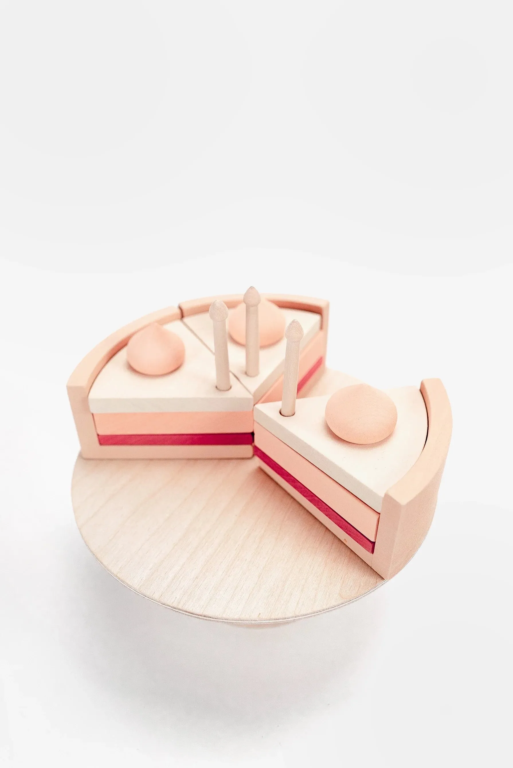 Handmade Strawberry Layer Cake On A Stand Odin Parker