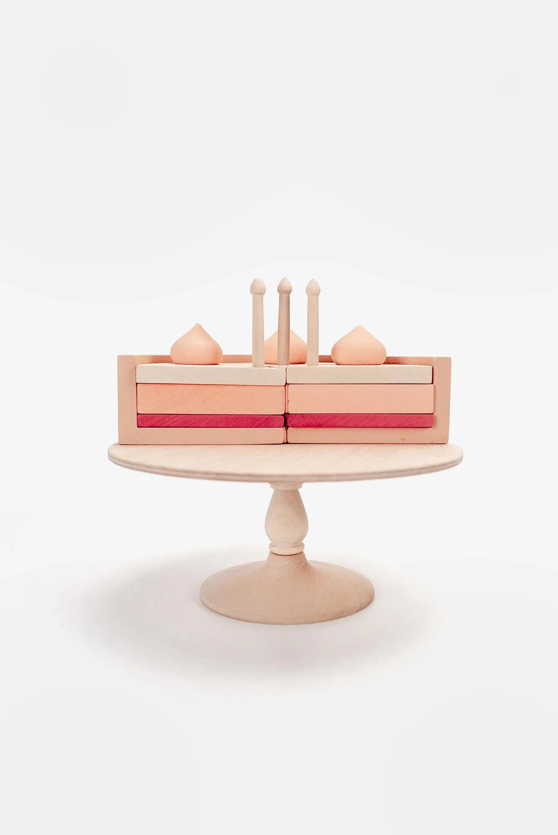 Handmade Strawberry Layer Cake On A Stand Odin Parker