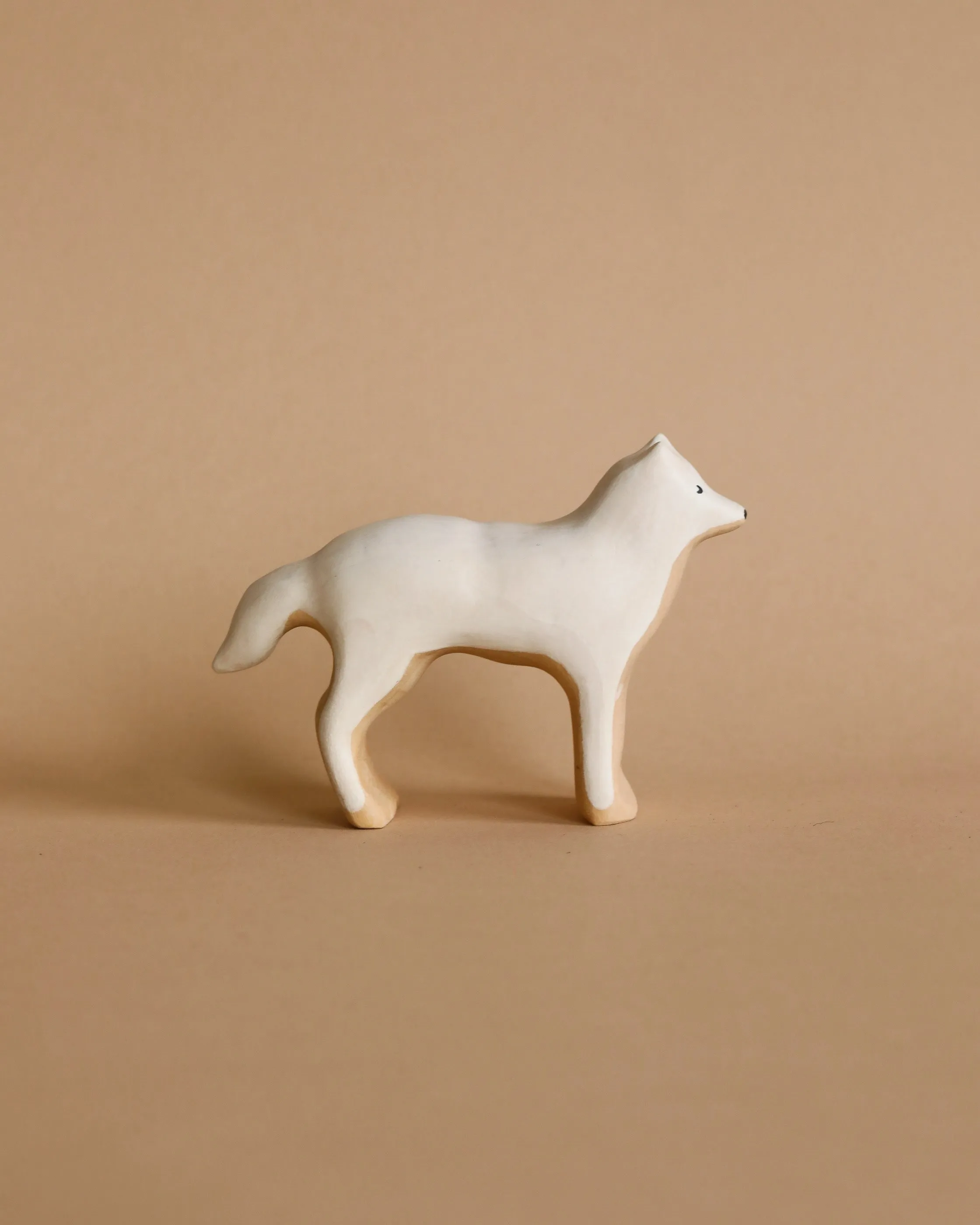 Handmade Wooden Arctic Wolf Odin Parker