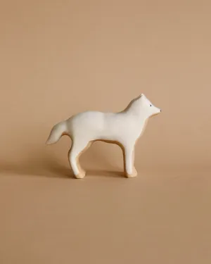 Handmade Wooden Arctic Wolf Odin Parker