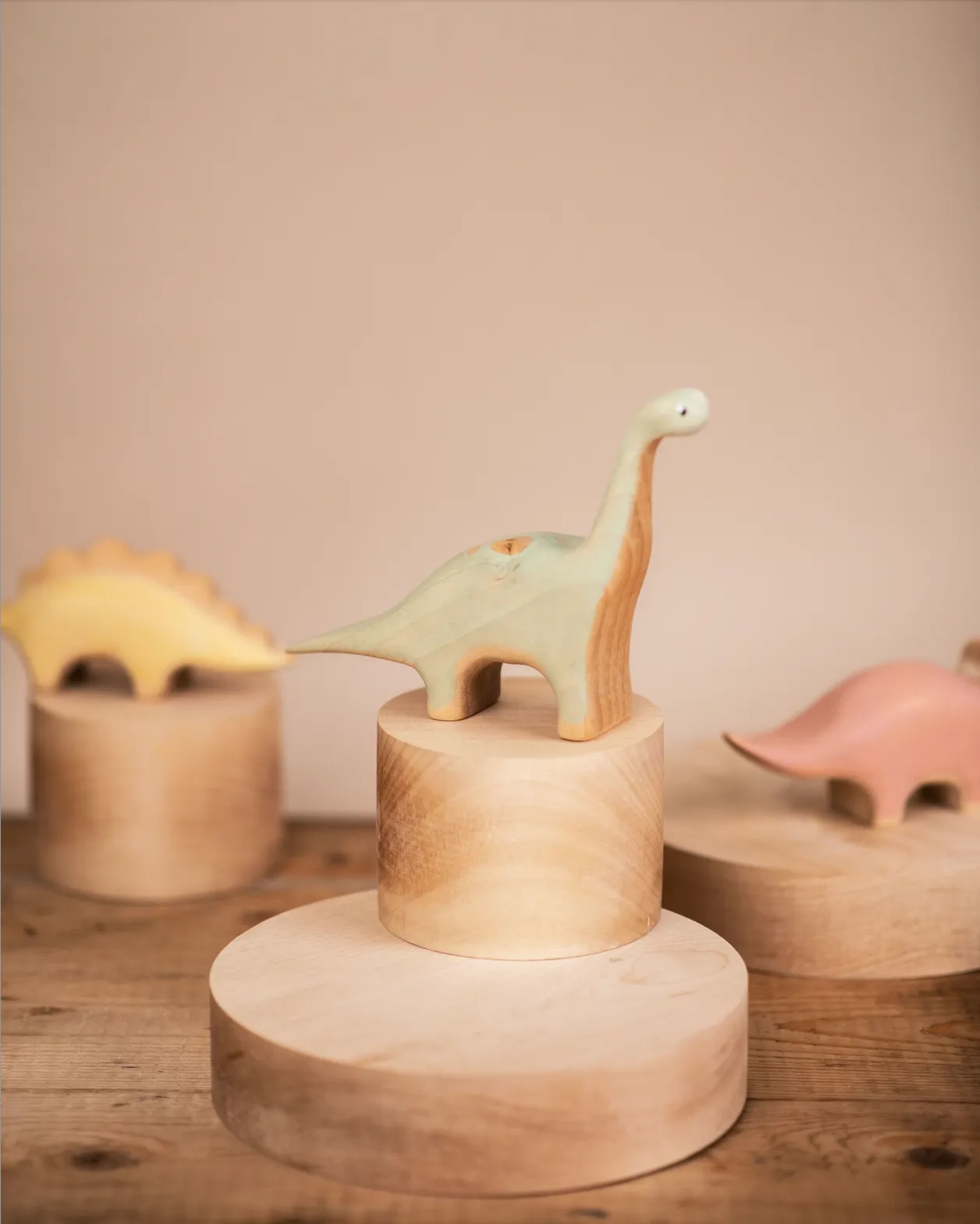 Handmade Wooden Brachiosaurus Dinosaur Odin Parker