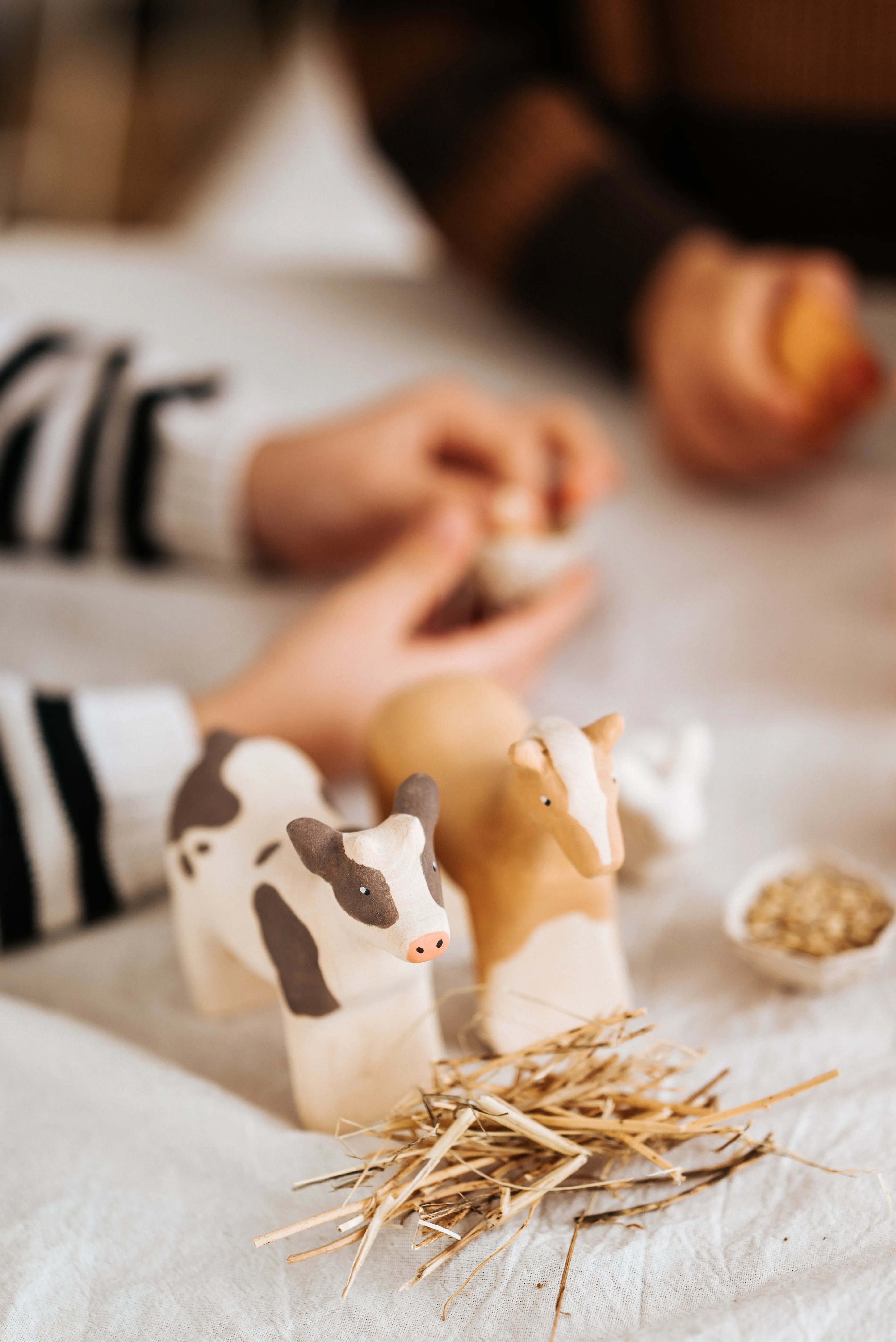 Handmade Wooden Cow Odin Parker