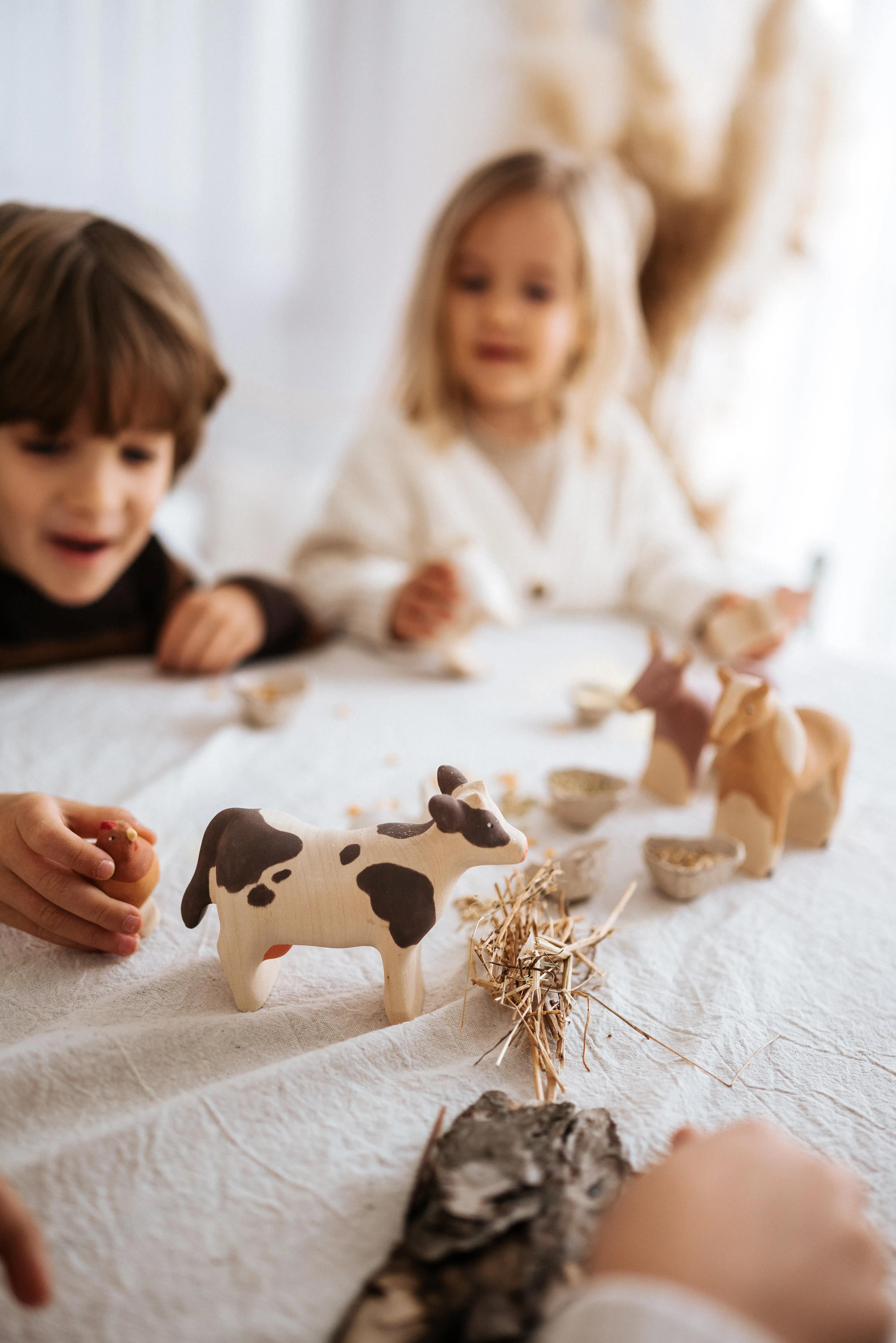 Handmade Wooden Cow Odin Parker