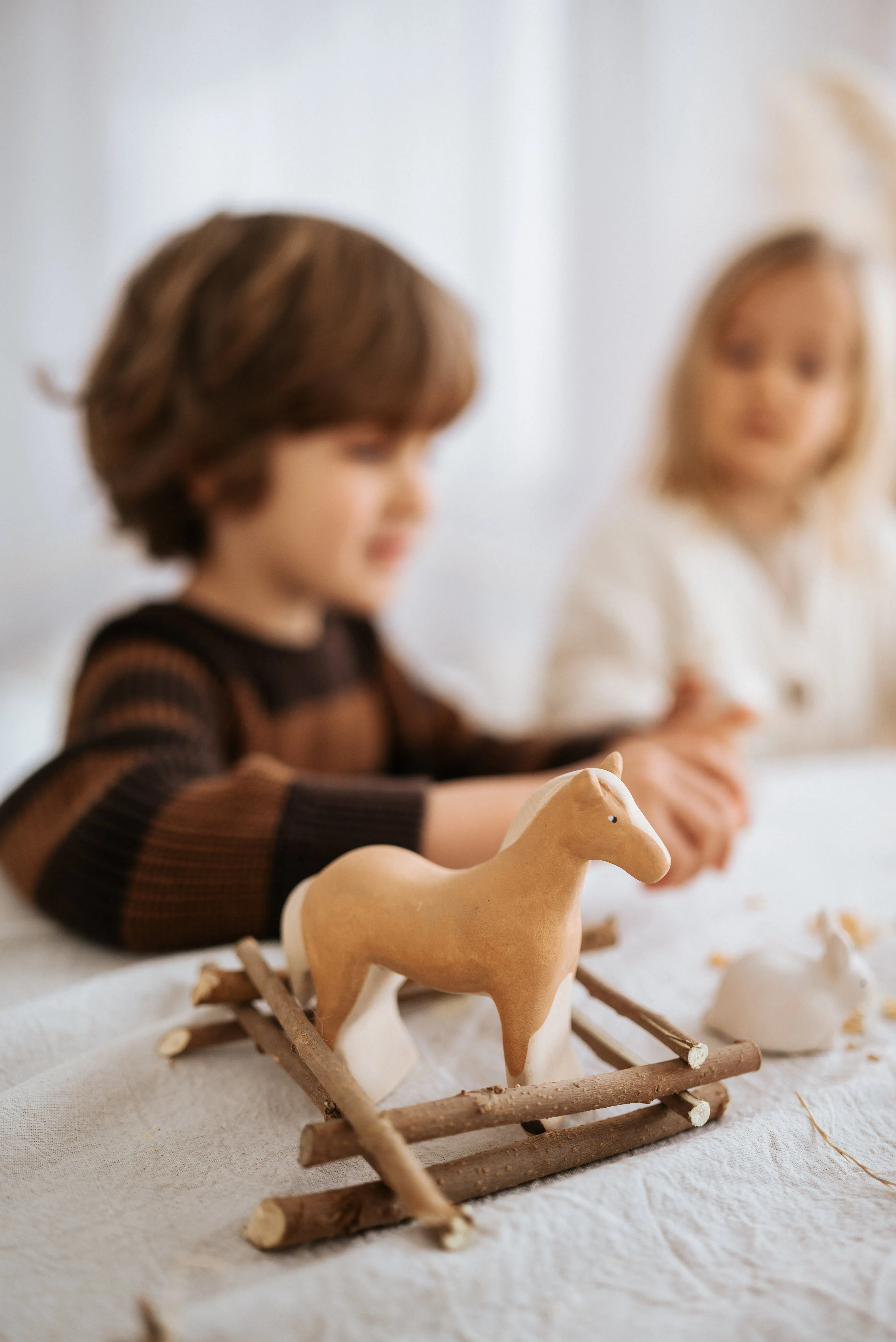 Handmade Wooden Horse Odin Parker