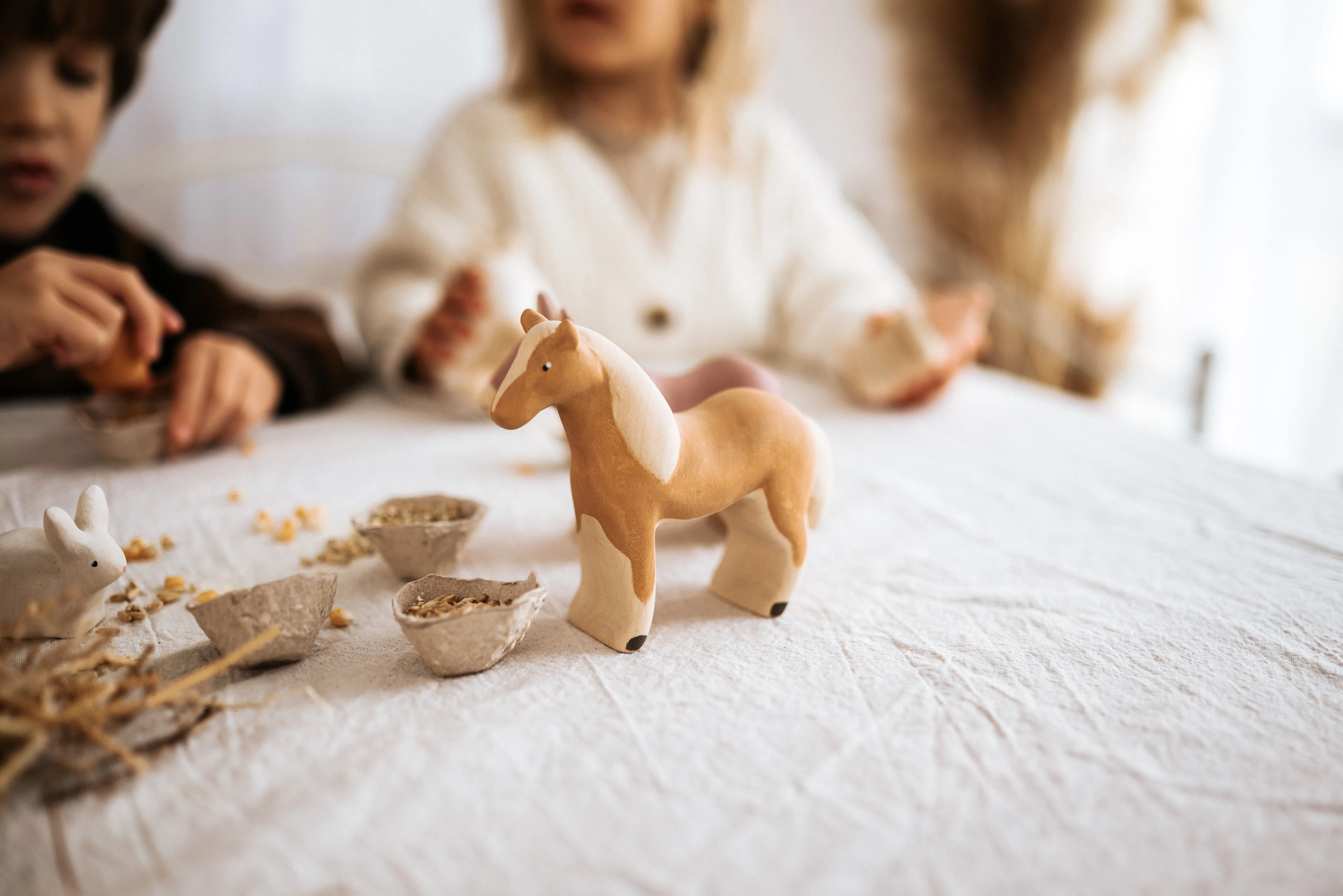 Handmade Wooden Horse Odin Parker