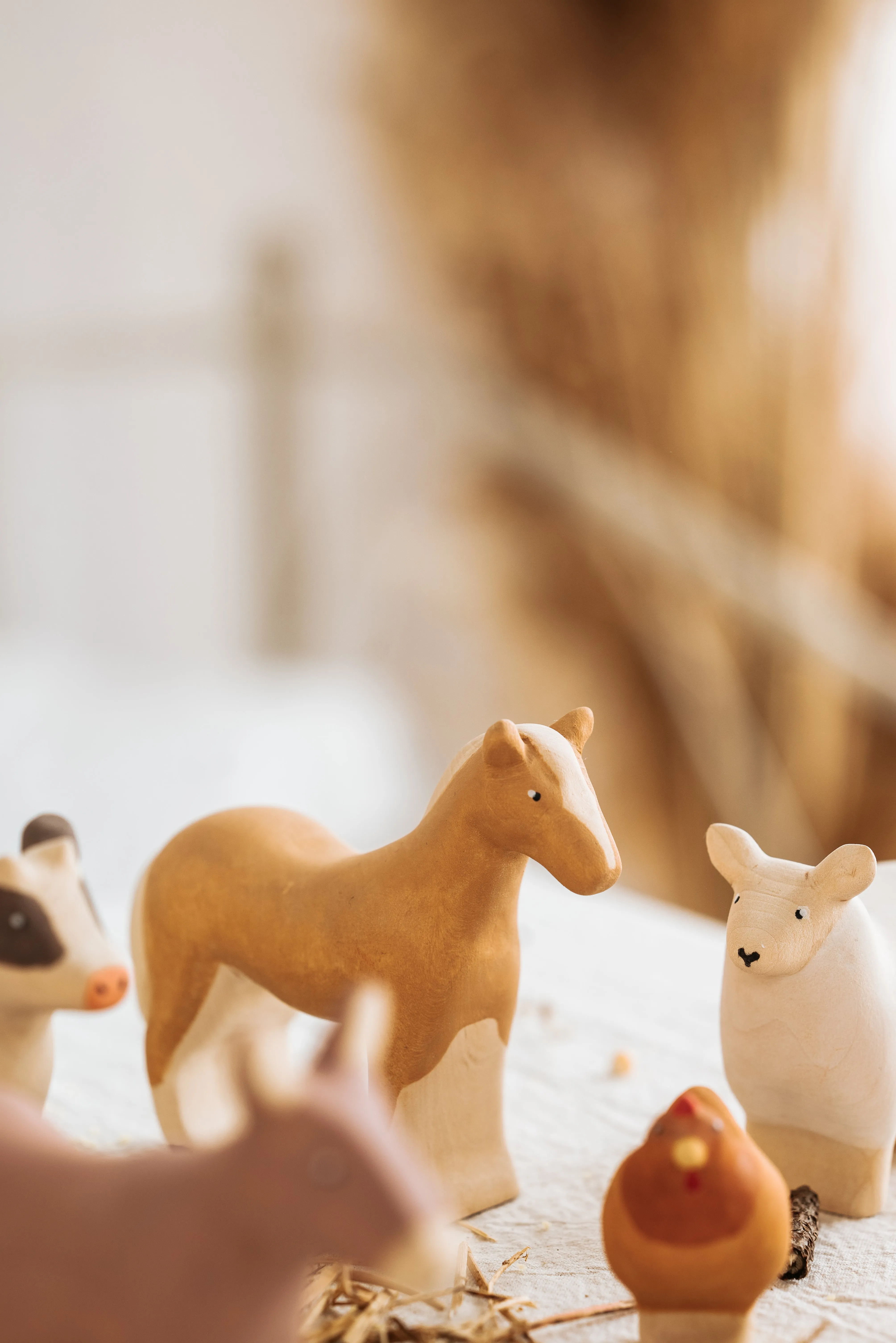 Handmade Wooden Horse Odin Parker
