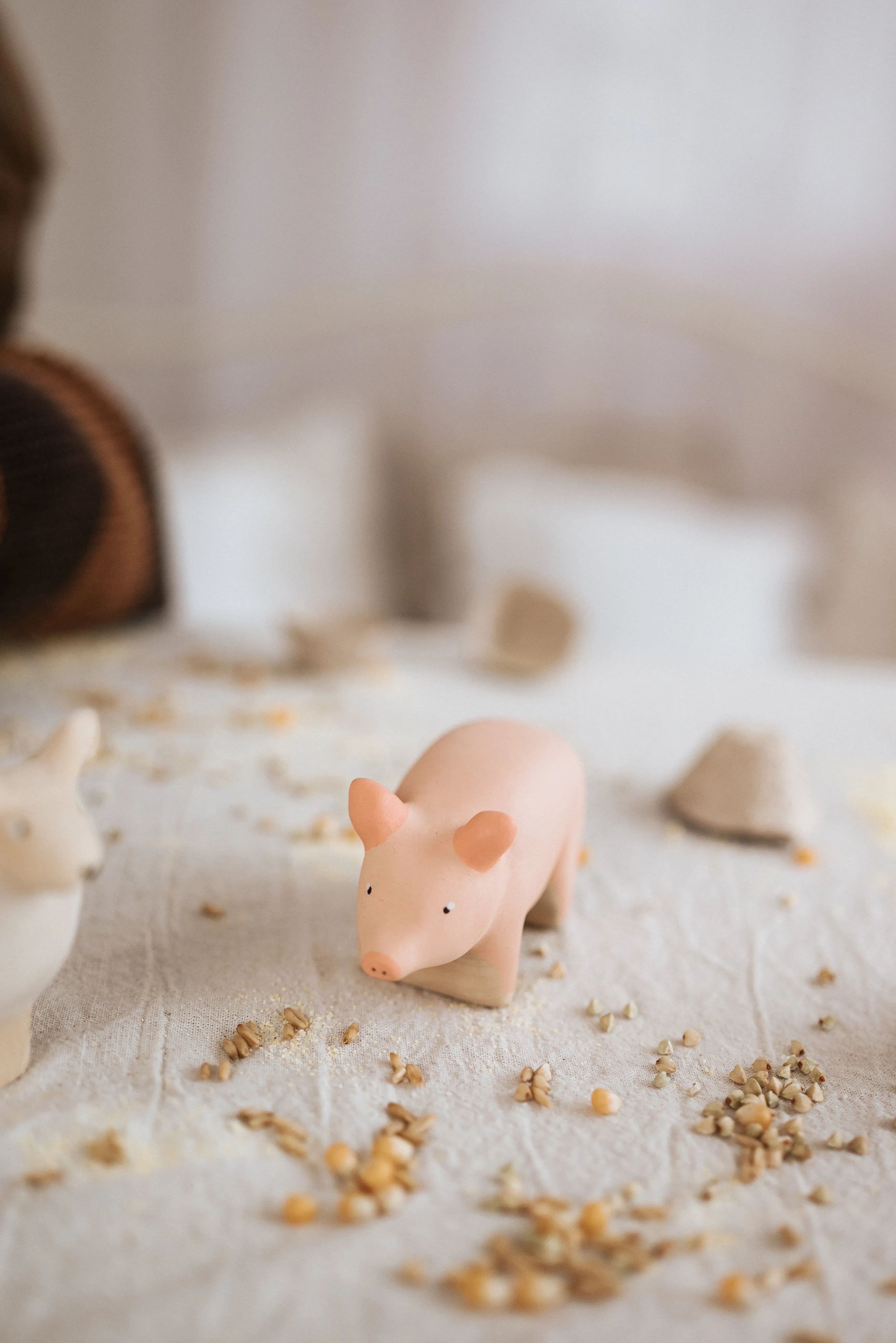 Handmade Wooden Pig Odin Parker