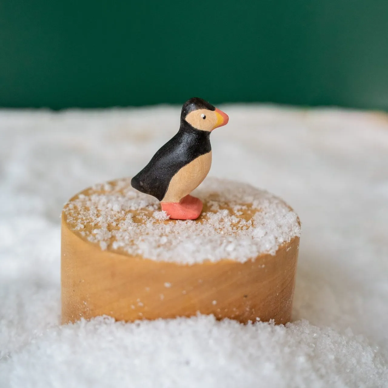 Handmade Wooden Puffin Odin Parker