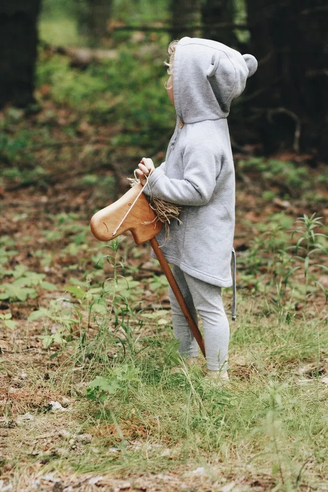 Handmade Wooden Riding Horse Odin Parker