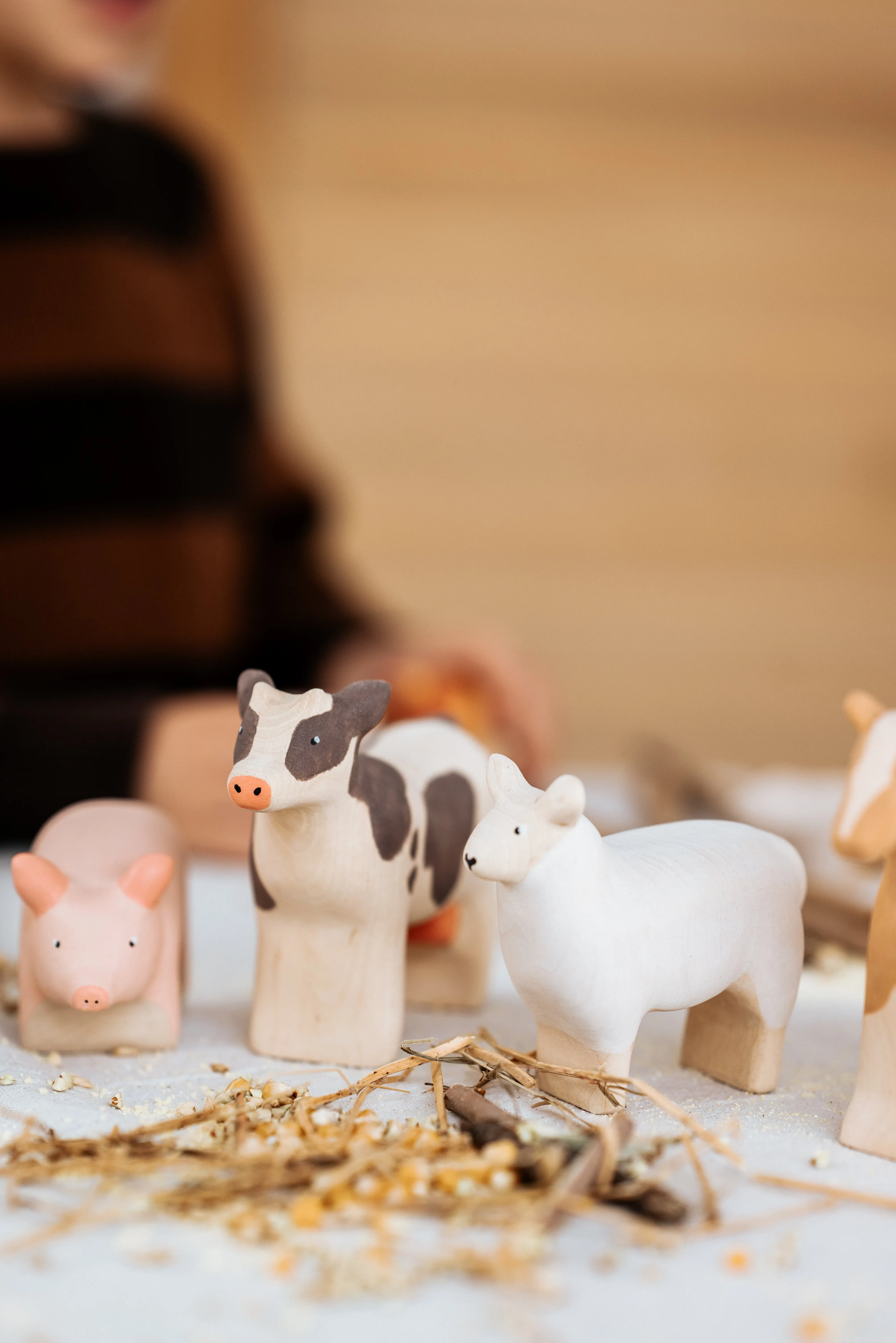 Handmade Wooden Sheep Odin Parker
