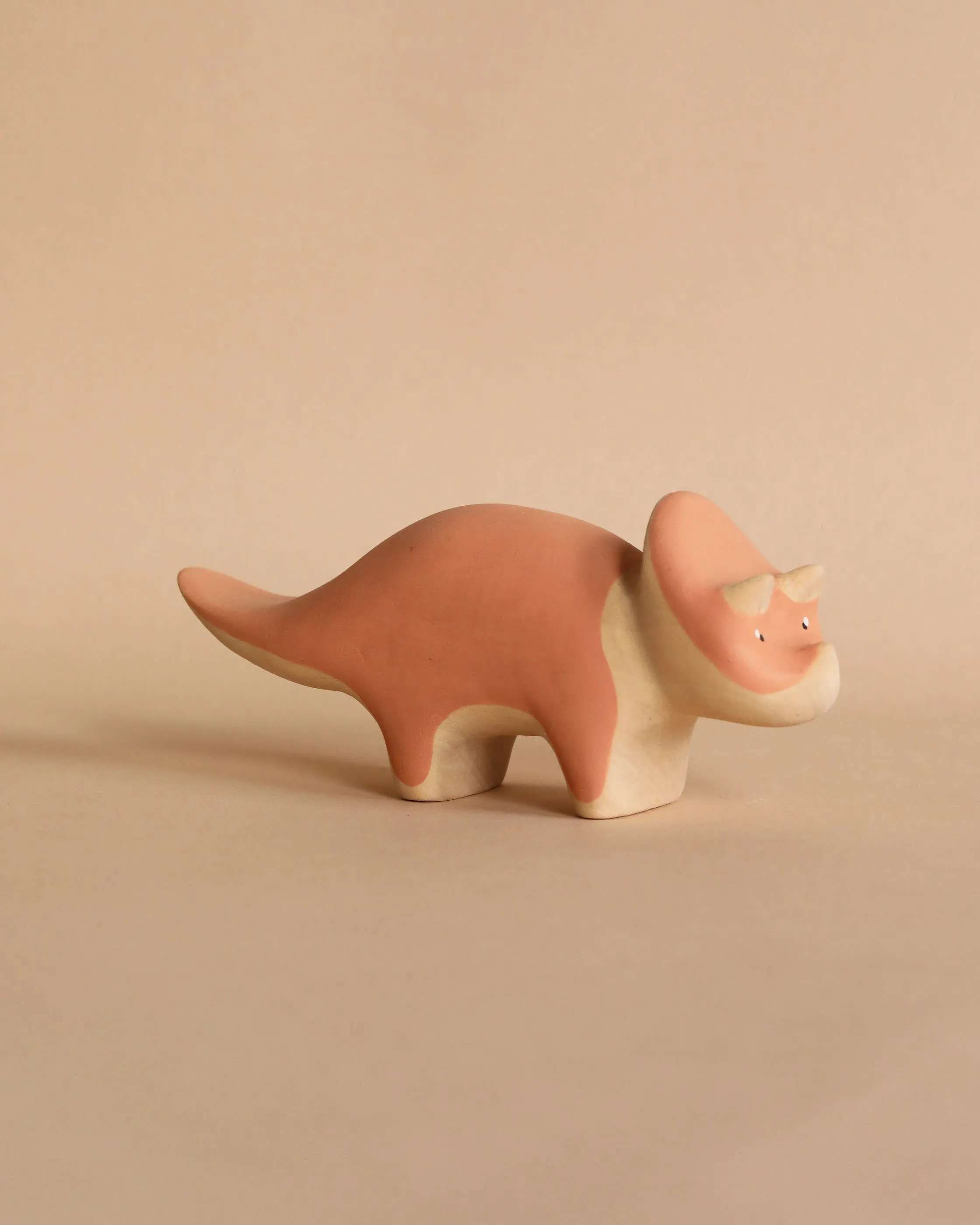 Handmade Wooden Triceratops Dinosaur Odin Parker