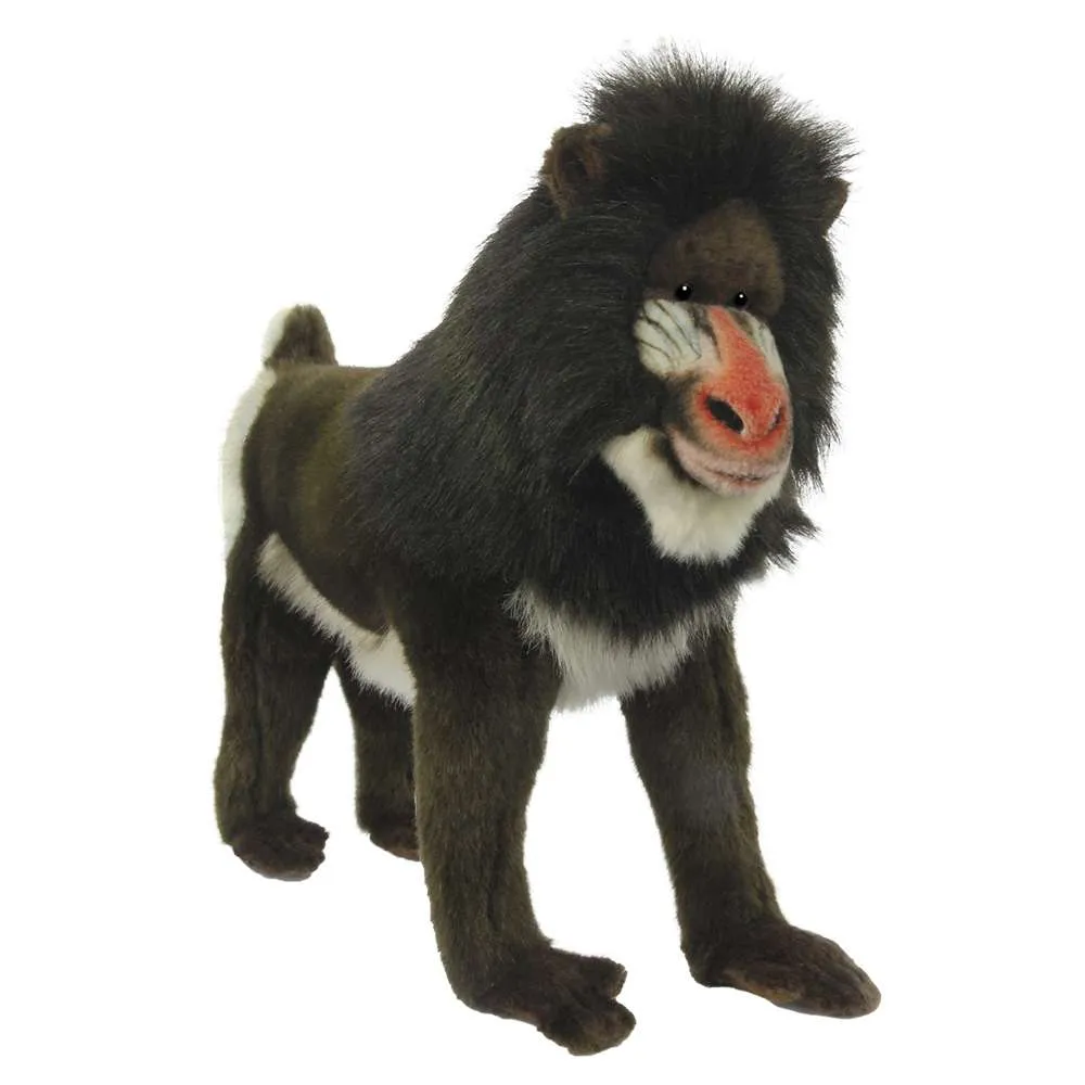 Hansa Mandrill Monkey Stuffed Animal Odin Parker