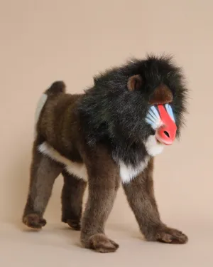 Hansa Mandrill Monkey Stuffed Animal Odin Parker