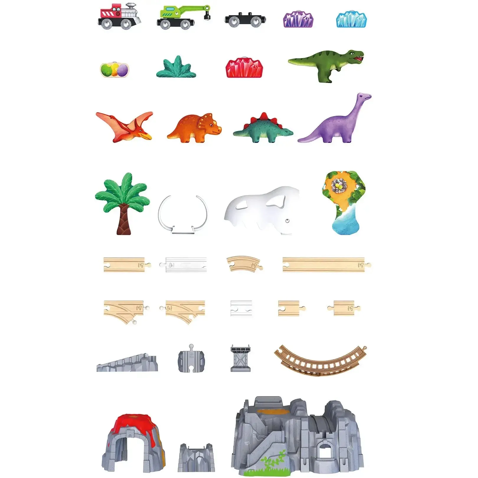 Hape Dinosaur Railway Adventure Train Set
