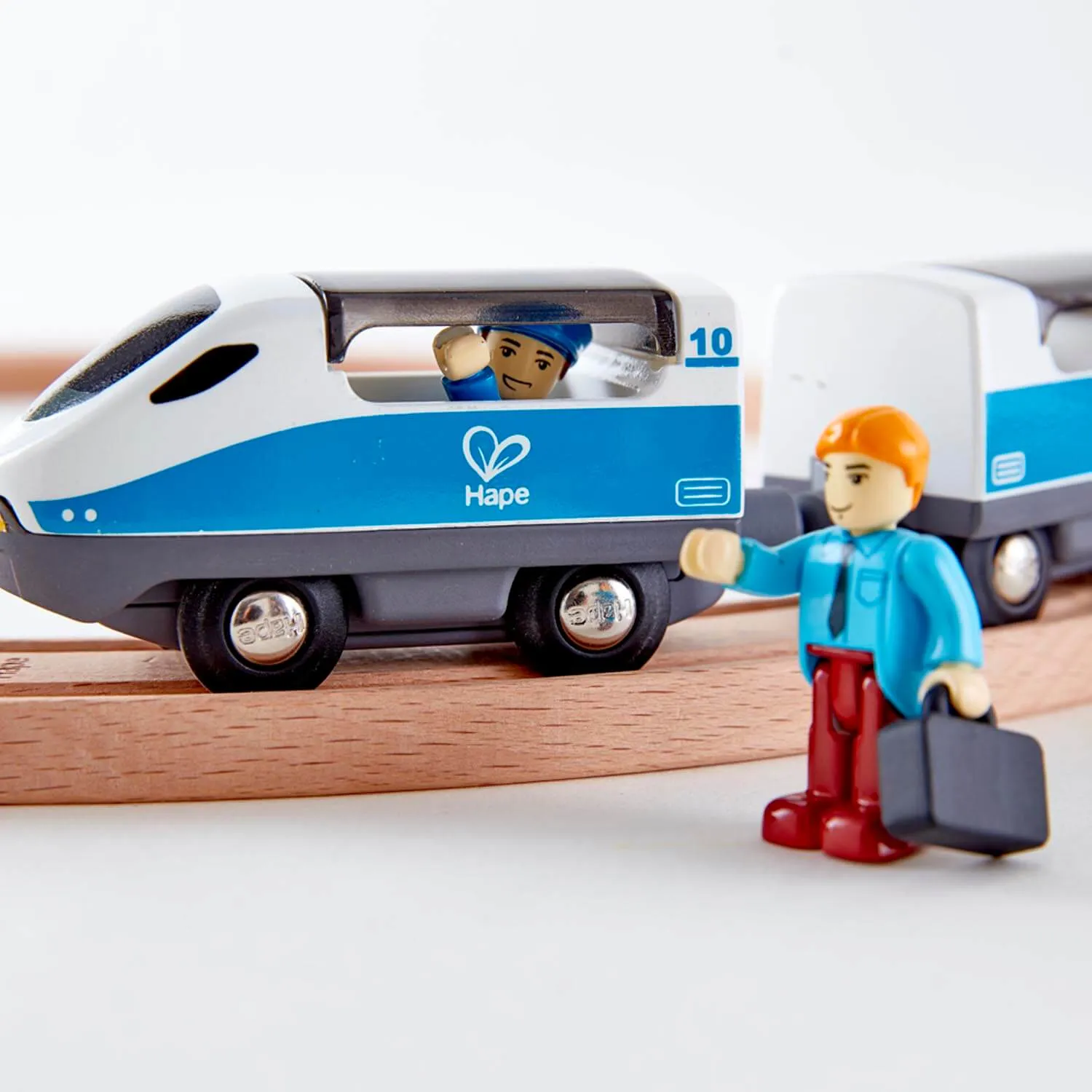 Hape Figure 8 Train Set: Safety Wooden Railway